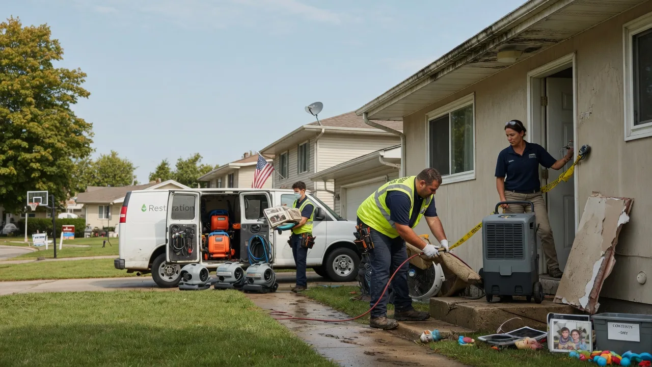 Water Damage Restoration in New Memphis, IL near me